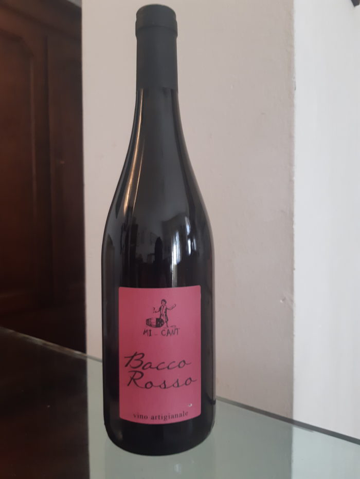 “Bacco Rosso” vino da tavola rosso Selezione Cantine a Milano